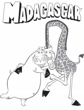 Madagaskar 3   -  (Malvorlagen Madagaskar)