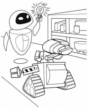 Wall - E 8   -  (Malvorlagen Wall e)