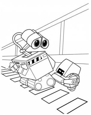 Wall - E 9   -  (Malvorlagen Wall e)